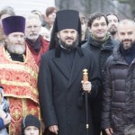 Епископ Амвросий совершил закладку Храма в честь  Царевича Алексия