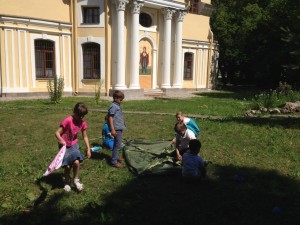 сбор палатки на время